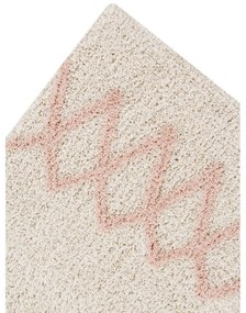 Ružovo-krémový prateľný ručne tkaný bavlnený koberec 120x160 cm Atlas Natural – Lorena Canals