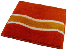 ROUTNER Kúpeľňová predložka LAVELLO Oranžová 10405 - Oranžová / 50 x 50 cm 10405