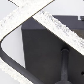 Brilliant - stmievateľné LED stropné svietidlo AYDIN LED/34W/230V čierna + s diaľkovým ovládaním