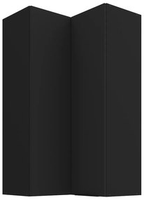 Skrinka do kuchyne Siena matná čierna 60x60 GN-108 2F (90°)