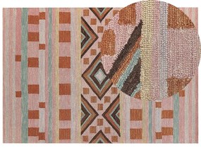 Vlnený koberec 160 x 230 cm viacfarebný YOMRA Beliani