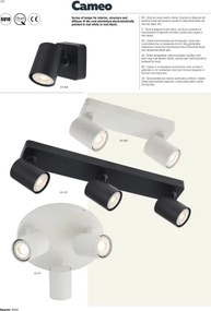 Redo 04-468 - Bodové svietidlo CAMEO 1xGU10/35W/230V