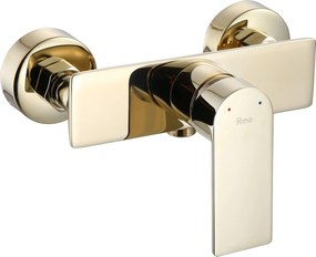 Rea Urban, sprchová batéria s bodovou ručnou sprchovou sadou, zlatá, REA-B9913