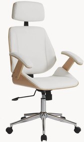 Výškovo nastaviteľná kancelárska stolička z eko-kože Visby