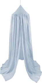 Ľanový baldachýn svetlo modrá