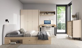 Meblar Detská posteľ Alesio 90x200 - dub baltic