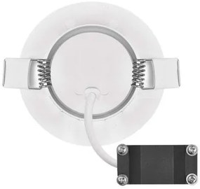 Emos ZD3122 LED SIMMI stropná vstavaná bodovka kruh priemer 90 × 25 mm 5W 450lm 4000K biela