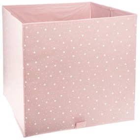 Úložný box Stars, 29x29x29 cm, ružová