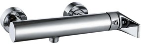 KIELLE Harmonia páková sprchová batéria nástenná, ručná sprcha 3jet priemer 131 mm, sprchová tyč 70 cm, jazdec a sprchová hadica 150 cm, chróm, 20623SN10