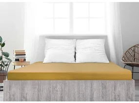4Home jersey prestieradlo Ideál horčicová, 160 x 200 cm