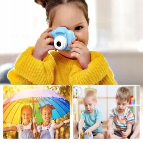Digitálny fotoaparát pre deti Mačička X5 modrý