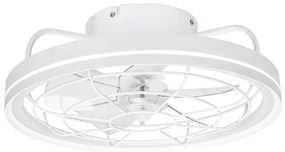 Aigostar - LED Stmievateľný stropný ventilátor LED/40W/230V 2700-6500K + DO biela