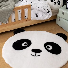 ATMOSPHERA Detský koberec Panda, (fi) 100 cm, čierna/biela