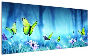 Obraz - Mystická lesná čistina (120x50 cm)