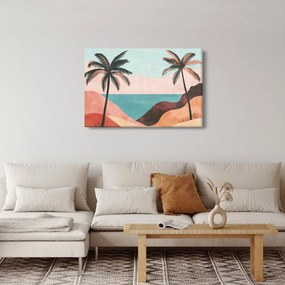 Obraz - Palmy pri mori (90x60 cm)