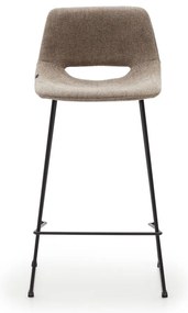 Svetlohnedá barová stolička (výška sedadla 65 cm) Zahara – Kave Home
