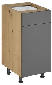 Skrinka do kuchyne Langen d40s1 push grey