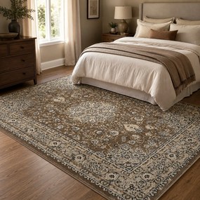 Angel Carpet, Kusový koberec Sultan 42 Beige, 160x230, béžová, kancelária