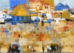 Obraz - Múr nárekov, Jeruzalem, Izrael (70x50 cm)