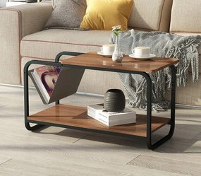 Konferenčný stolík, moderný, 2-úrovňový, ModernHome