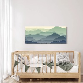 Obraz - Forest Mountain (120x50 cm)