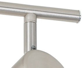 Moderné stropné svietidlo oceľové 2-žiarovkové nastaviteľné - Jeana