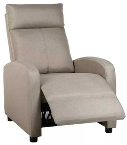 LuxuryForm DESIGN Televízne kreslo RUFO s polohovaním - béžové