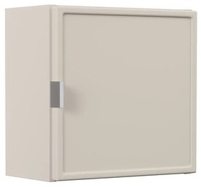 Závesná horná kúpeľňová skrinka Bella Cashmere 1DQ kašmírová