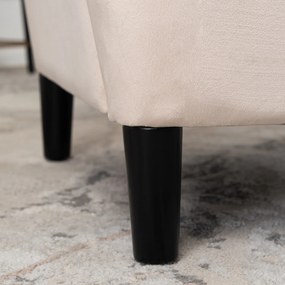JAKS Ušiak kreslo Klaris 2 velúr béžové