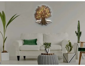 Li-Go 5747/DUB2 - LED nástenná dekorácia LED/10W/230V 45x55 cm dub