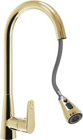 Rea Mild, stojanková kuchynská batéria h-430, zlatá lesklá, REA-B4802