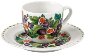 Súprava 4 porcelánových šálok s tanierikmi Brandani Le Primizie