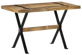 Jedálenský stôl 120x60x76 cm, surové mangové drevo