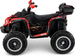 LEAN CARS Štvorkolka na akumulátor XW-08 4x4 45 W červená