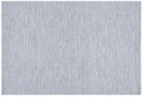 Bavlnený koberec 160 x 230 cm svetlomodrý DERINCE Beliani