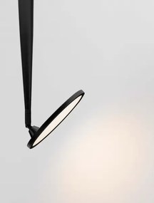 LED čierne moderné svietidlo Ekei