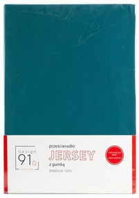 PRESTIERADLO S ELASTICKÝM JERSEY DESIGN91 220X200 CM, VÝŠKA 30 CM TYRKYSOVÁ