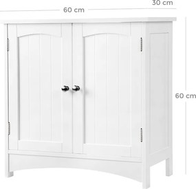 Skrinka pod umývadlo VASAGLE BBC01WT