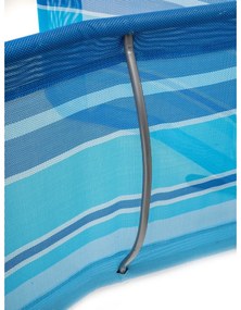 Happy Green Plážové ležadlo modrá, 142 x 60 x 96 cm