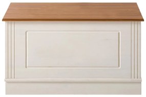 Biela truhlica z borovicového dreva 80x45 cm Anita – Støraa