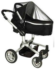 KIK Elastická moskytiéra na kočík 140 cm čierna – univerzálna sieťka proti hmyzu