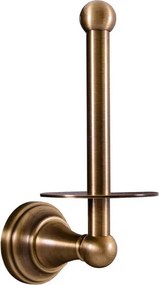 Slezák - RAV Držiak toaletného papiera rezervný MORAVA RETRO - MKA0402SM, Stará mosadz (Bronz)