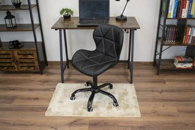 AKCIA Čierne kancelárske kreslo NOTO z eko kože II. akosť