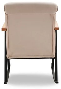 Hojdacie kreslo LUNI krémové