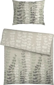 XXXLutz POSTEĽNÁ BIELIZEŇ, flanel, taupe, 140/200 cm Esposa - Obliečky & plachty - 005031038201