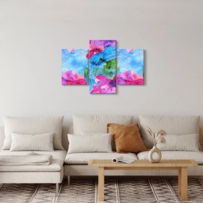 Obraz - Farebné vlny (90x60 cm)