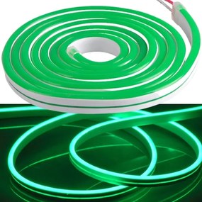LED Pásik NEON 5m LED/30W/24V zelená IP65