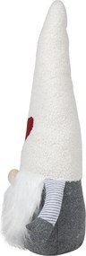 Dverná zarážka skřítek Gnome v béžovej čiapke - 25*21*26 cm