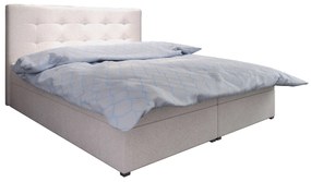 Manželská posteľ  Boxspring 140 cm Fade 1 (béžová) (s matracom a úložným priestorom). Akcia -19%. Vlastná spoľahlivá doprava až k Vám domov. 1046468