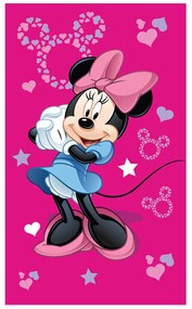 DETSKÝ FROTÉ UTERÁK MINNIE 30X50 CM VZOROVANÝ
